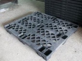  LIGHTWEIGHT ECONOMY EXPORT BLACK PLASTIC PALLETS FOR CONTAINERS