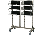 ESD Transport Trolleys for ESD Plastic Divider Trays