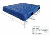 Vacuum forming plastic pallet 