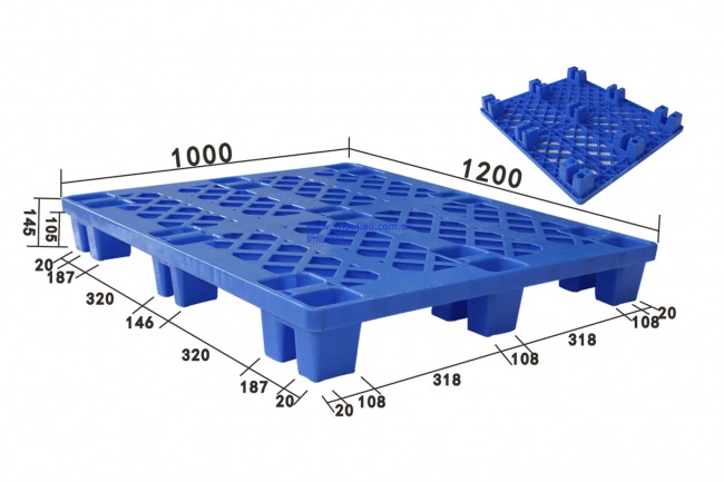 Lightweight Nestable Forklift truck Plastic Pallets