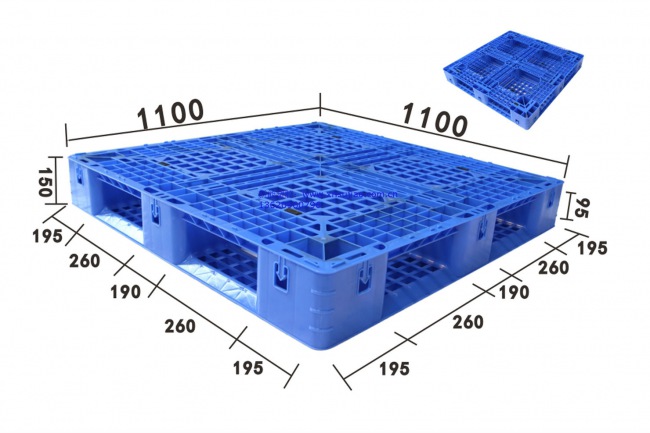 Stackable Ventilated Plastic Pallets