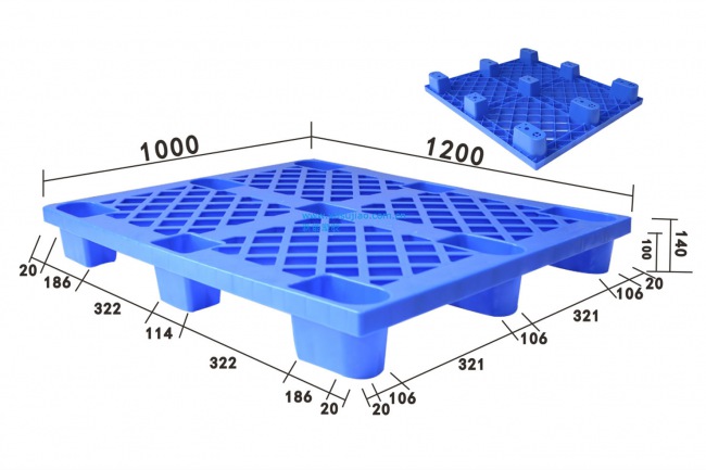 Lightweight Nestable Plastic Pallets