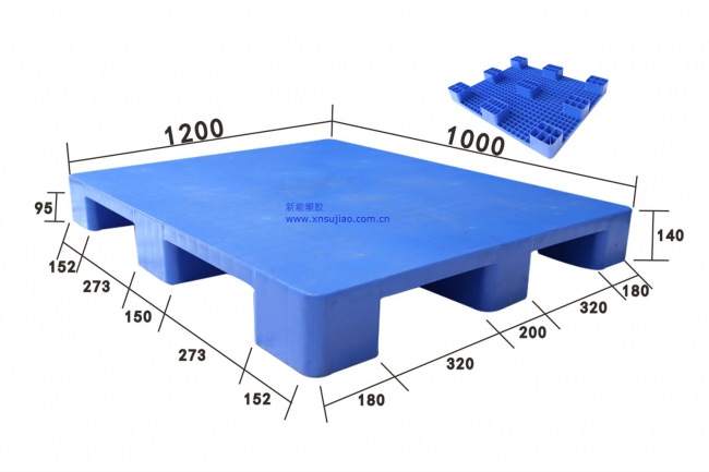 Nine feet All Closed Deck Plastic Pallets