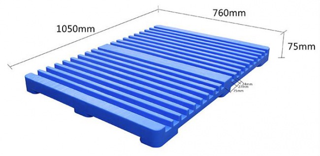 Ribbed Deck Plastic Pallet